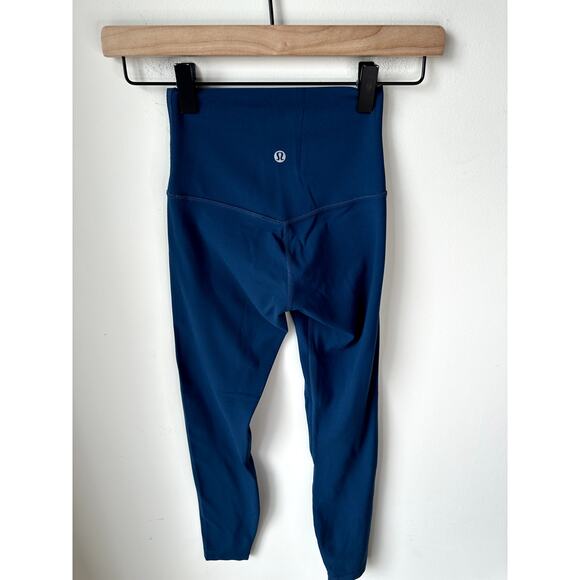 Lululemon Align Pant II 25" Size 0 Blue Nulu EUC - Picture 7 of 9